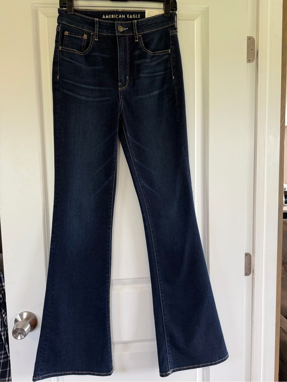 American Eagle Outfitters Dark Indigo Flare Jeans